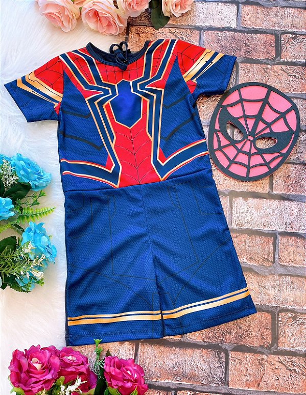 Fantasia Homem Aranha Carnaval Dia das Crianças