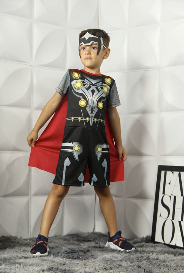 Fantasia Meninos Thor com Máscara