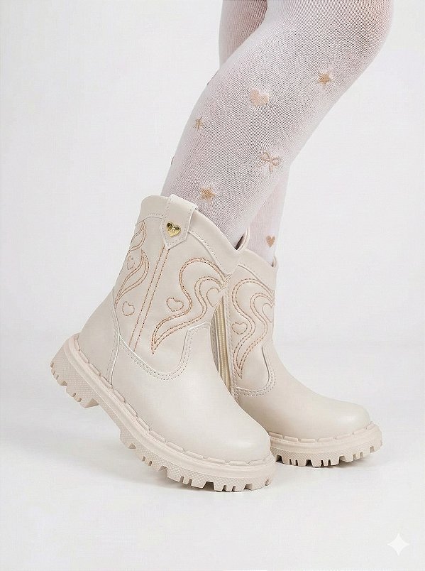 Bota Infantil Texana Coturno Nilqi Off