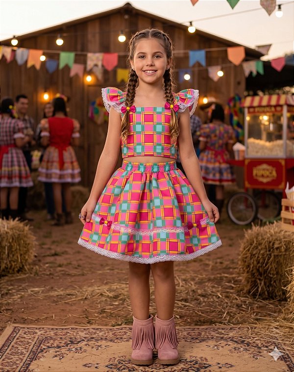 Conjunto Junino Festa Junina  São João Quadrilha Caipira