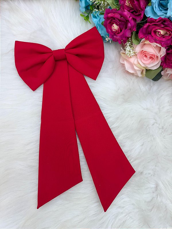 Faixa ajustável com Laço Vermelho para Vestidos Daminhas e Formatura