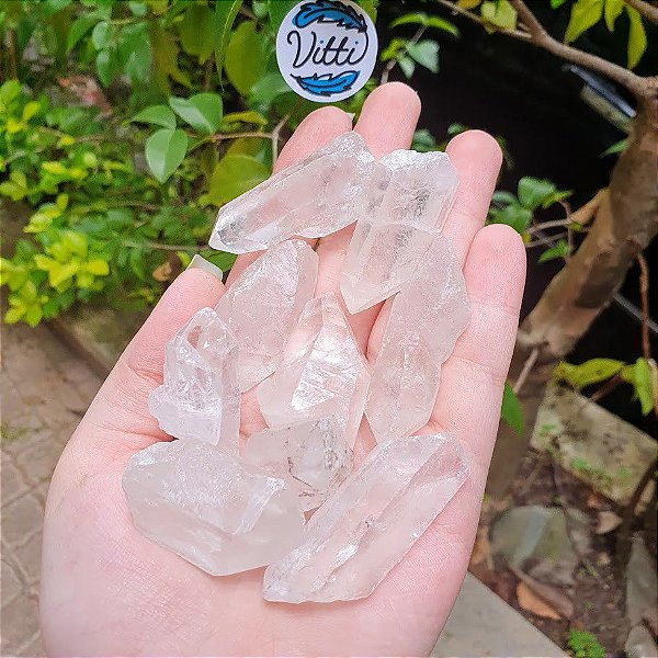 Pontas de Quartzo Cristal Bruto - Purificação, Energia, Intensificação e Amplificação