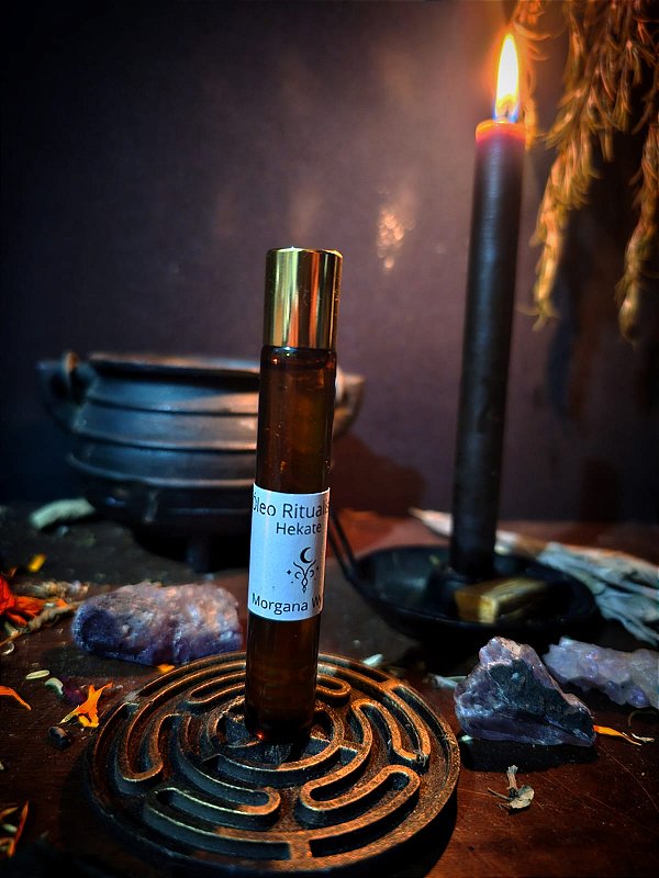 Óleo Ritualístico Hekate — Amuleto Líquido (Roll-on)
