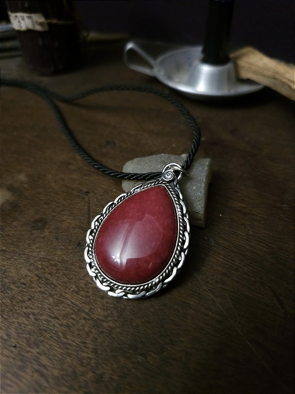 Pingente Jade Vermelho