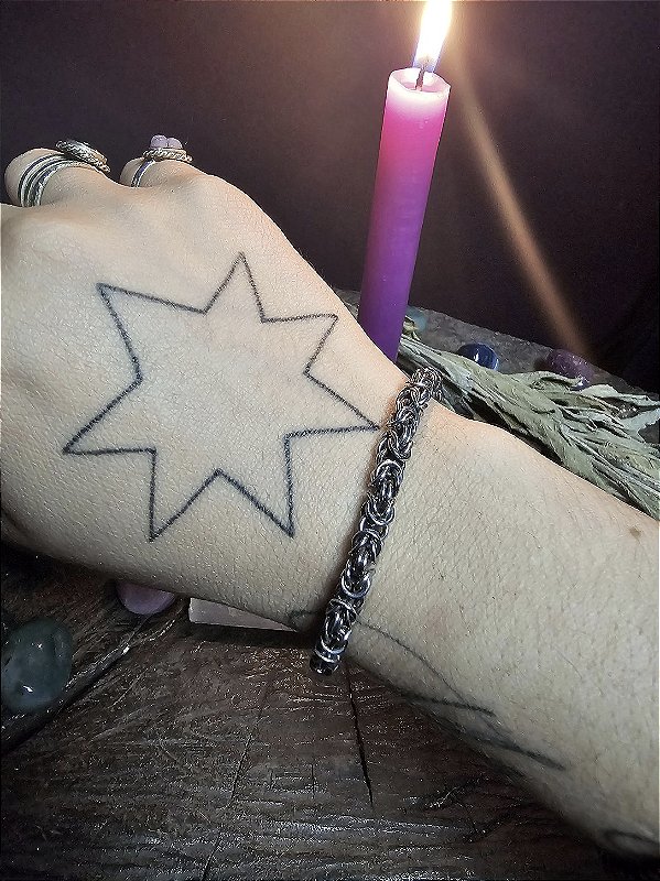 Pulseira em aço