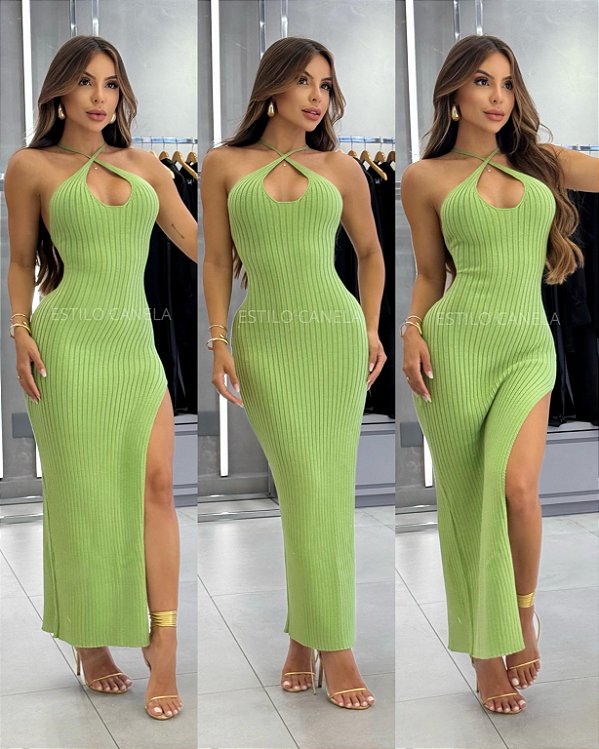 Vestido Ametista - Verde