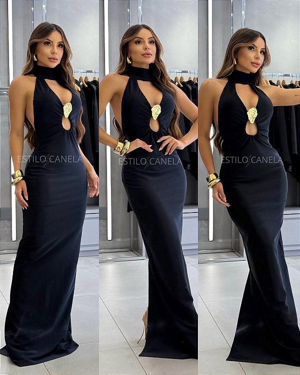 Vestido Kendra - Preto