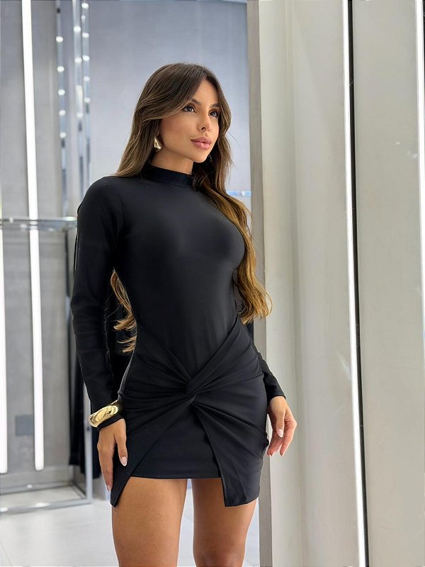 Vestido Roma - Preto