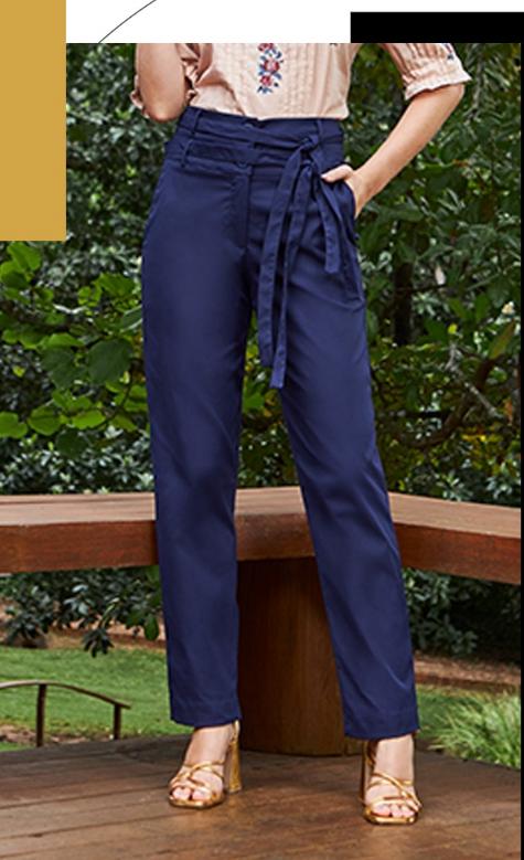 Calça cós Duplo