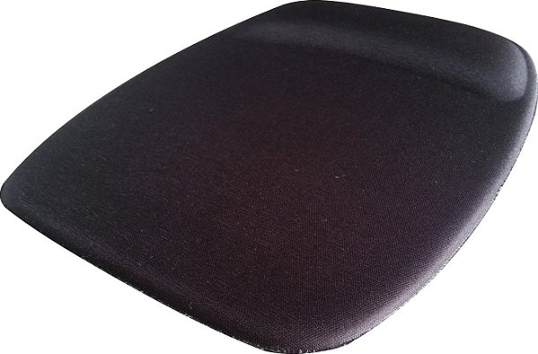 Mouse Pad Ergonômico Retangular Tecido Preto