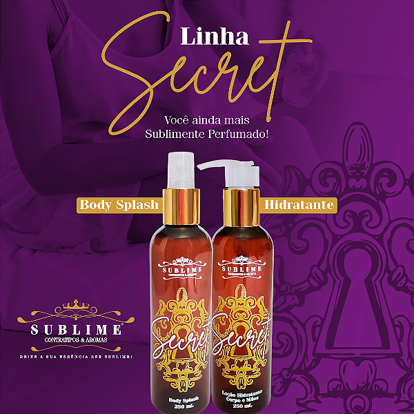 Body Splash e Hidratante Secret