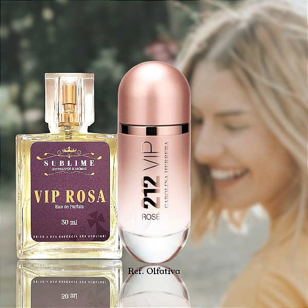 Vip Rosa- Inspirado em 212 Vip Rosé