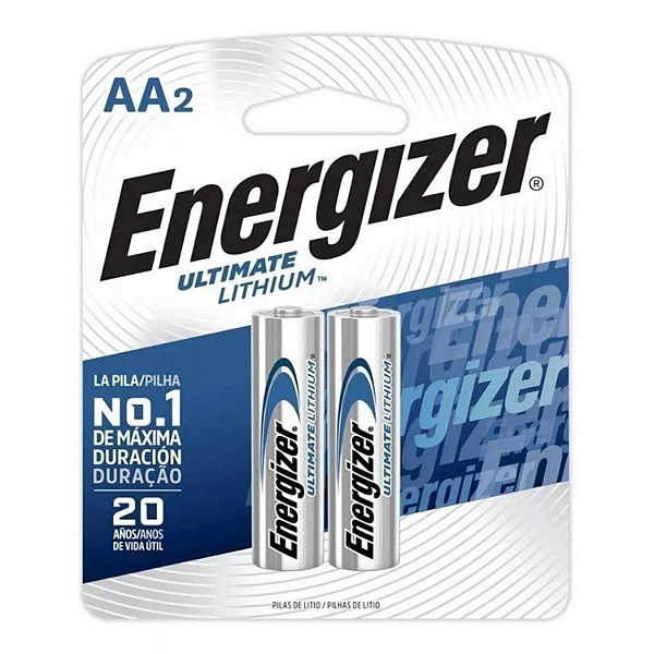 Pilha Energizer Ultimate Lithium AA - 2 Pilhas