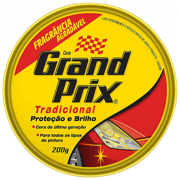 Cera Grand Prix Tradicional Proteção e Brilho 200g