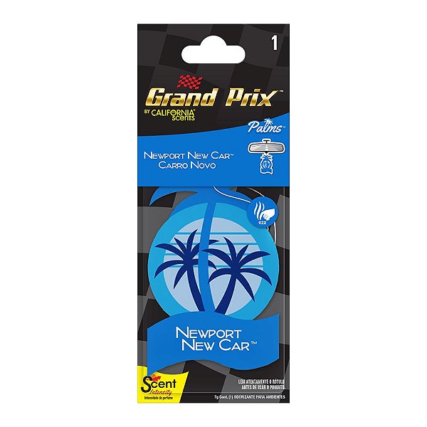 Aromatizante Automotivo Grand Prix - Palms Carro Novo