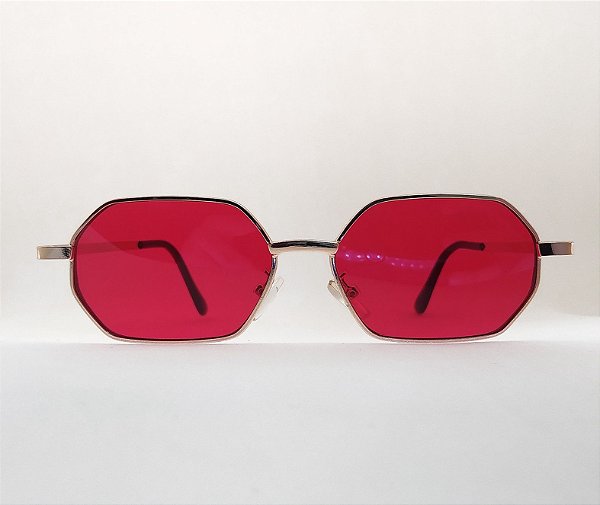 oculos lente rosa