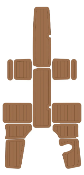 Piso Náutico EVA Premium Sob Medida - Focker 180| Camon Deck