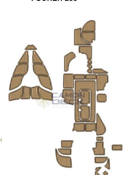 Piso Náutico EVA Premium Sob Medida - Lancha Focker 255| Camon Deck