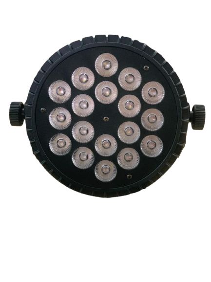 Par Led 18x15w Rgbwa Full color Slim Aluminio