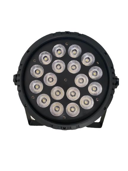 Par Led 18x12w Rgbw Slim ABS