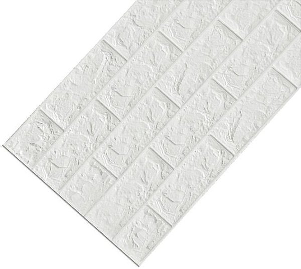 Papel De Parede Alto Relevo 3d Autocolante 70x38cm