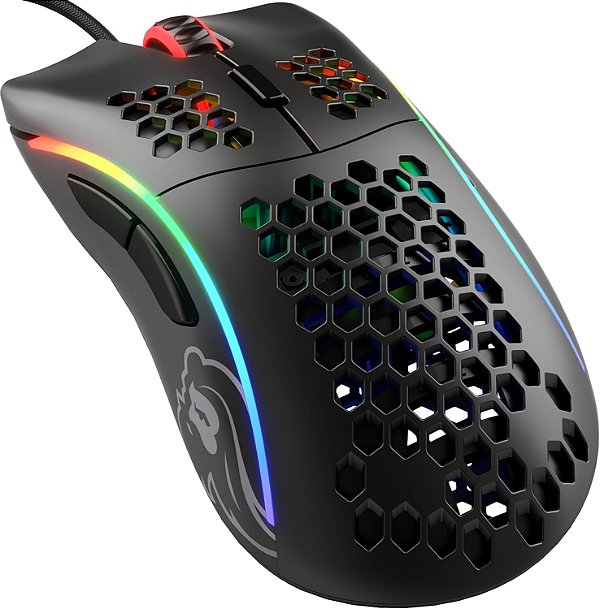 Mouse Gamer Glorious Model D Glorious Gaming, 68g, Superlight RGB PC Mouse, Preto Fosco