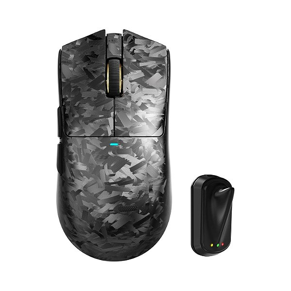 Mouse Gamer Attack Shark X11 Ultra 8K Fibra de Carbono 42.000 DPI PAW3950 MAX, Cinza