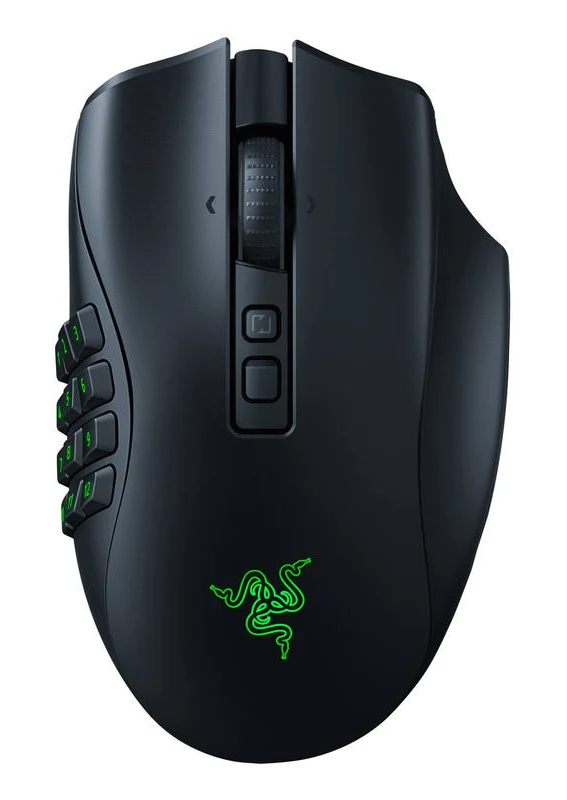 Mouse Gamer Razer Naga V2 Pro Wireless - 22 Botões Programáveis - RZ01-04400100, Sensor 30K, Bluetooth