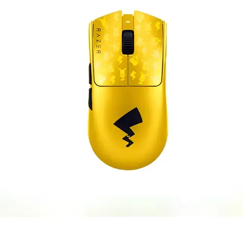 Mouse Gamer Razer Viper V3 Pro Pikachu Edition, 54g Ultraleve, com Dongle 8K, 95hr De Bateria, Recarregável - Pokemon