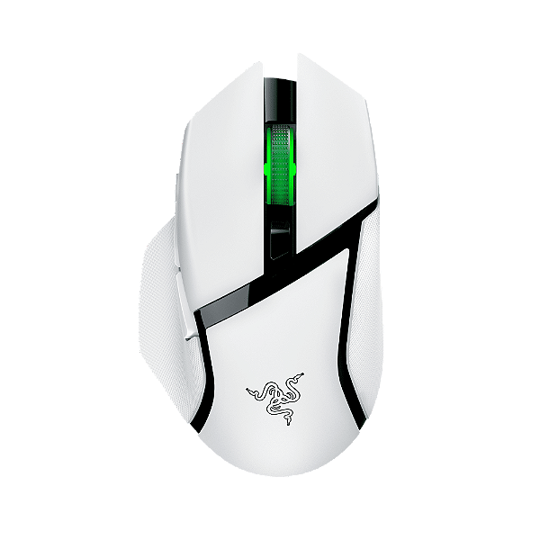 Mouse Gamer Razer Basilisk V3 x Hyperspeed, Sem Fio, 18000 DPI, Branco