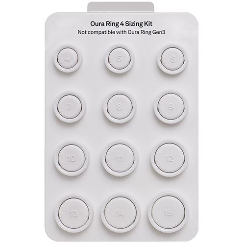 Smart Ring Oura Ring 4 - Kit Medição Tamanhos