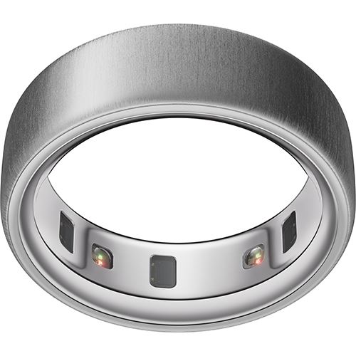 Anel Inteligente Oura Ring4 - Brushed Silver - Tamanho 10