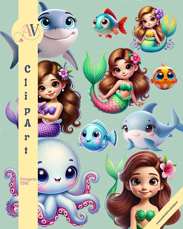 Clipart - Mundo Oceanico