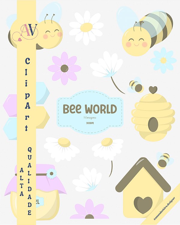 Clipart - Bee World