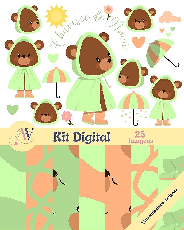 Kit Digital - Chuvisco de Amor Verde