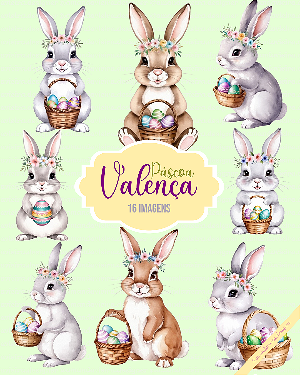 Clipart - Páscoa Valença
