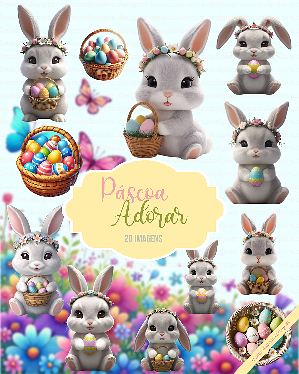 Clipart - Páscoa Adorar