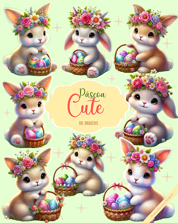 Clipart - Páscoa Cute