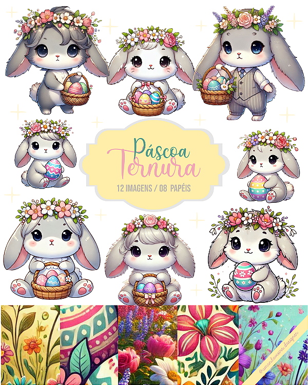 Kit Digital - Páscoa Ternura