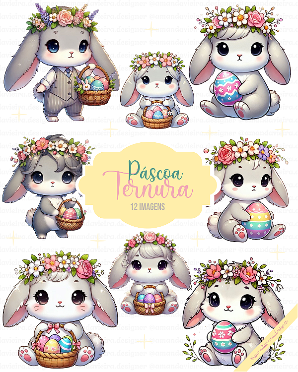 Clipart - Páscoa Ternura