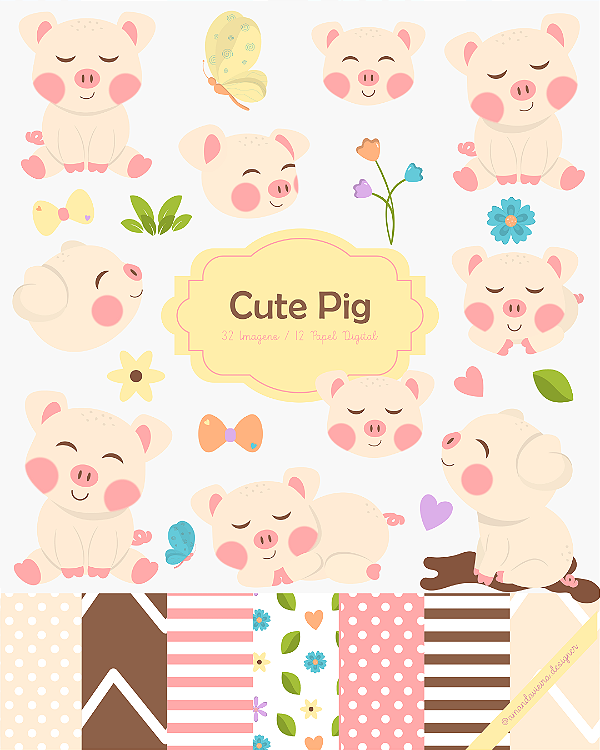 Kit Digital - Cute Pig