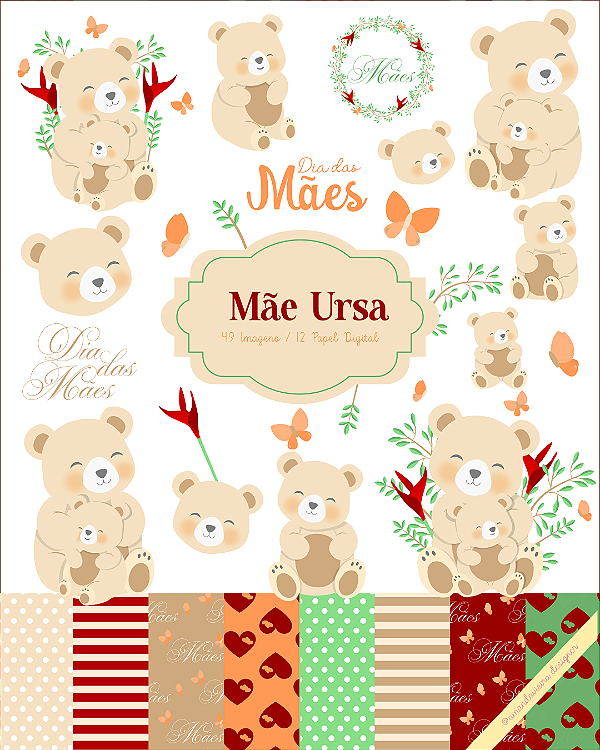 Kit Digital - Mãe Ursa