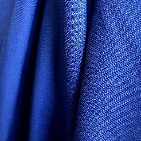 Viscose Twill - Azul Royal - 1,47m de Largura