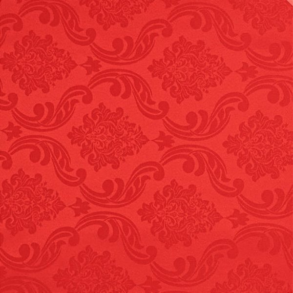 Tecido Jacquard Vermelho