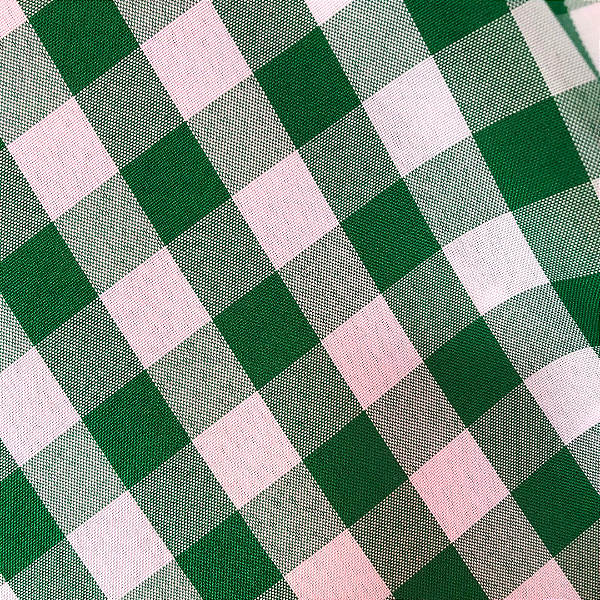 Tecido Oxford Xadrez 2cm - Verde Bandeira - 1,50m de Largura