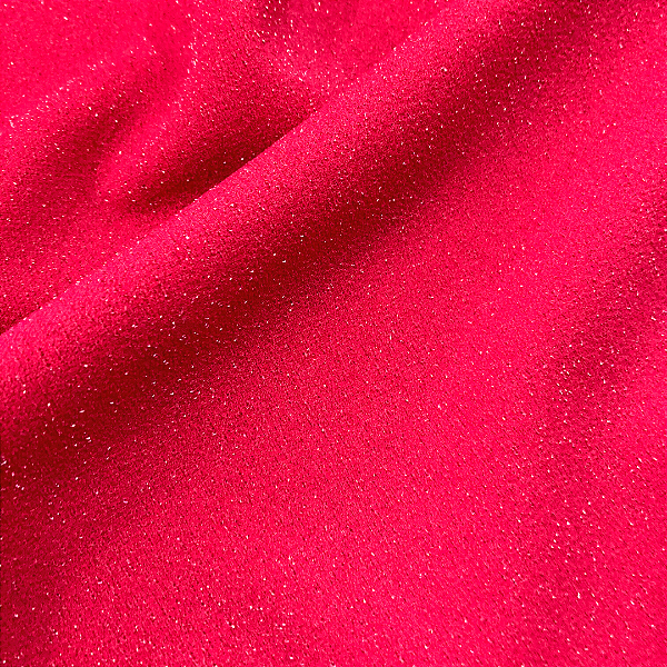 Malha Lurex Scuba Com Elastano - Rosa Pink- 1,50m de Largura