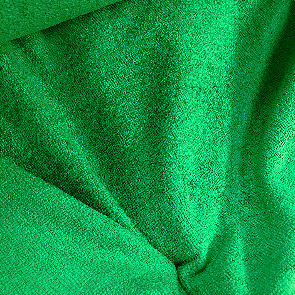 Atoalhado Poliamida Felpudo - Verde - 1,47m de Largura
