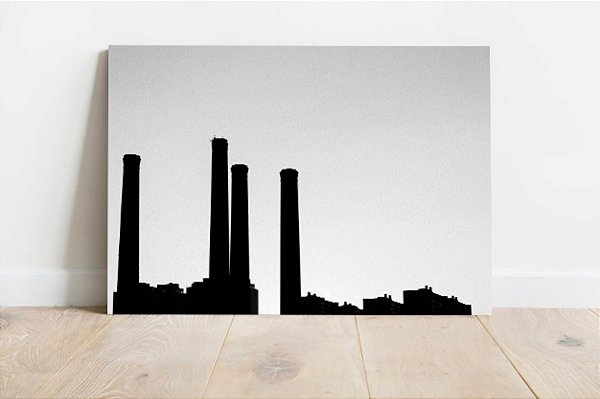 Placa " Chaminés e a urbanização"