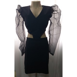 Vestido Feminino Balada Show Pretinho Básico com Bojo.