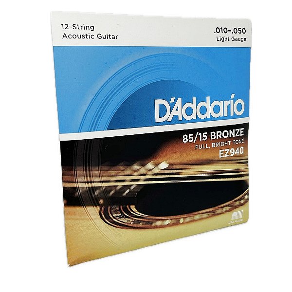 Encordoamento Violão Aço 12 cordas - D'Addario EZ